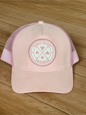 Women’s Pink Mesh Trucker Hat
